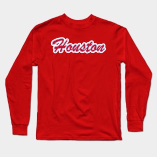 Football Fan of Houston Long Sleeve T-Shirt